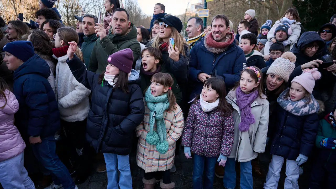 Los Reyes Magos llegan a Pamplona por el Portal de Francia en la cabalgata de 2026. PABLO LASAOSALos Reyes Magos llegan a Pamplona por el Portal de Francia en la cabalgata de 2026. PABLO LASAOSA