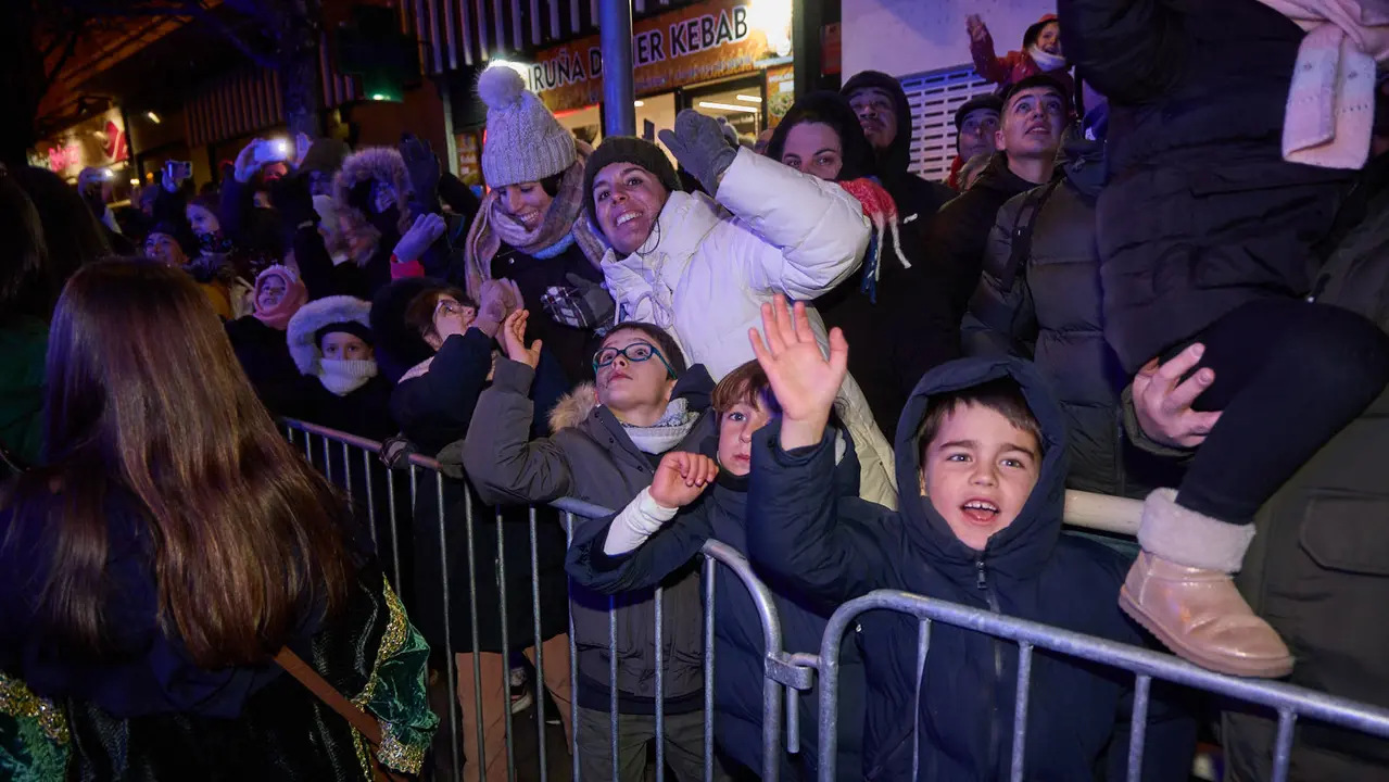 Cabalgata de los Reyes Magos por las calles de Pamplona. I&Ntilde;IGO ALZUGARAY