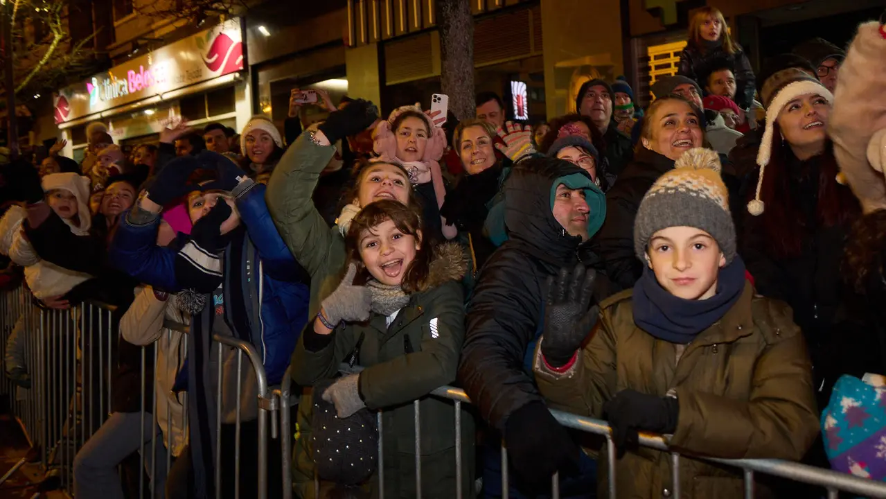Cabalgata de los Reyes Magos por las calles de Pamplona. I&Ntilde;IGO ALZUGARAY