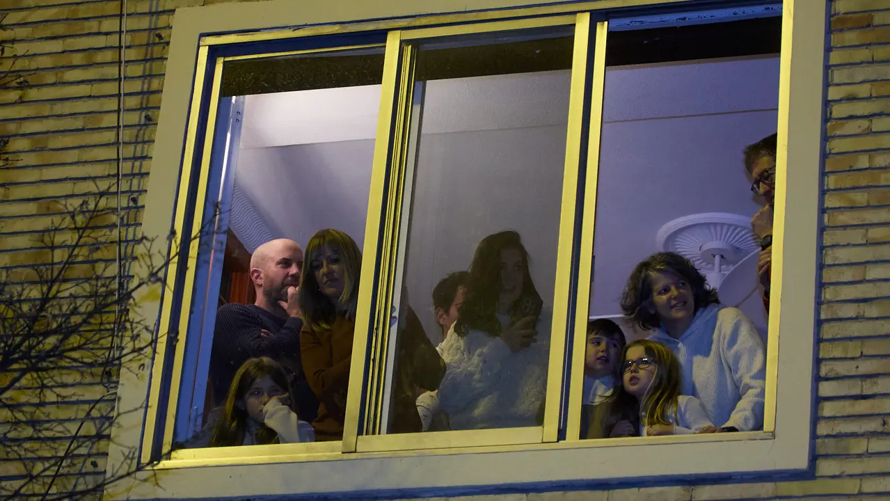 Cabalgata de los Reyes Magos por las calles de Pamplona. I&Ntilde;IGO ALZUGARAY