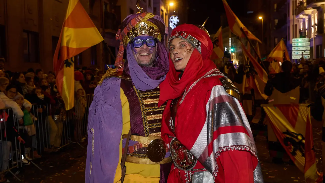Cabalgata de los Reyes Magos por las calles de Pamplona. I&Ntilde;IGO ALZUGARAY