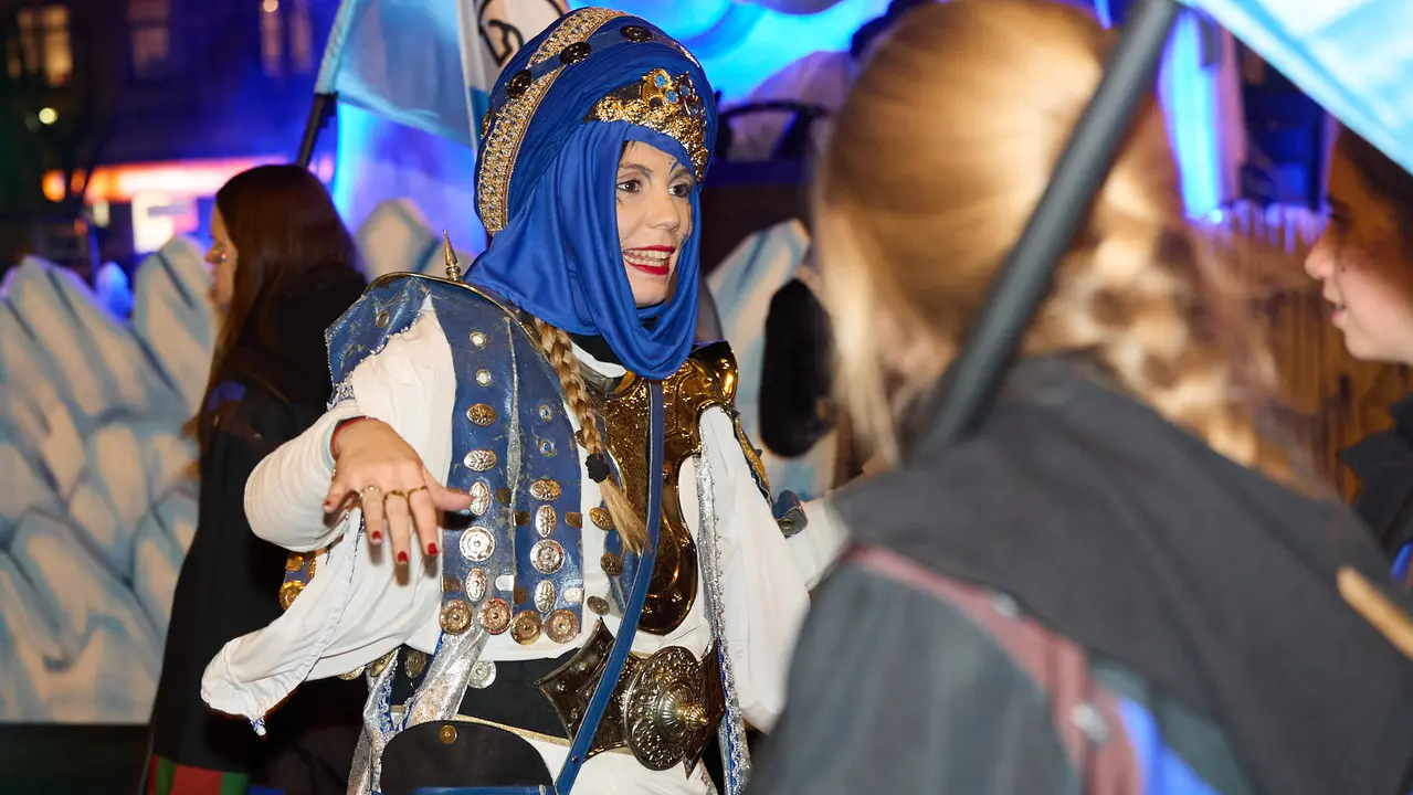Cabalgata de los Reyes Magos por las calles de Pamplona. I&Ntilde;IGO ALZUGARAY