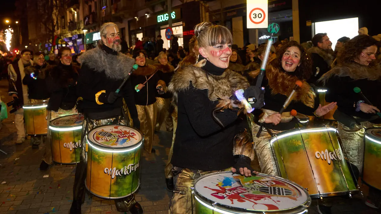 Cabalgata de los Reyes Magos por las calles de Pamplona. I&Ntilde;IGO ALZUGARAY