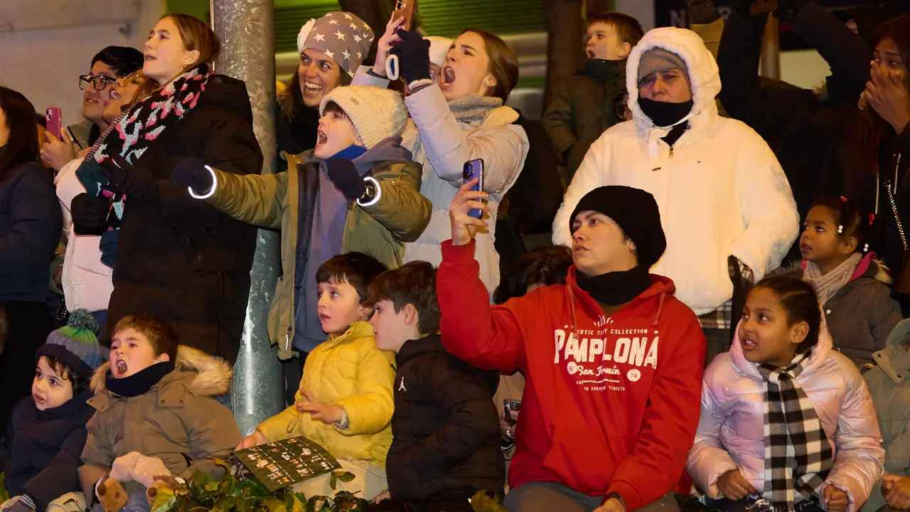 Cabalgata de los Reyes Magos por las calles de Pamplona. I&Ntilde;IGO ALZUGARAY