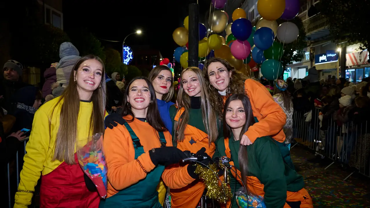 Pamplona recibe a los Reyes Magos durante la Cabalgata 2026. PABLO LASAOSA