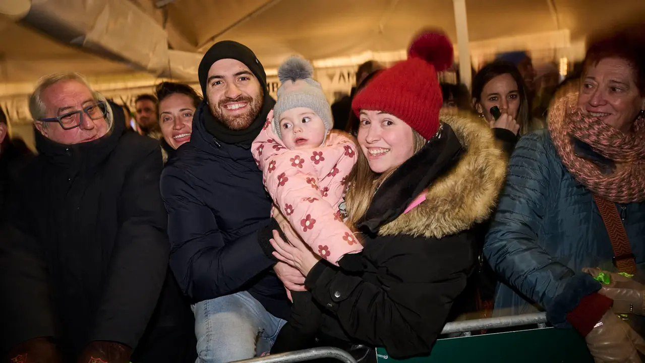Pamplona recibe a los Reyes Magos durante la Cabalgata 2026. PABLO LASAOSA