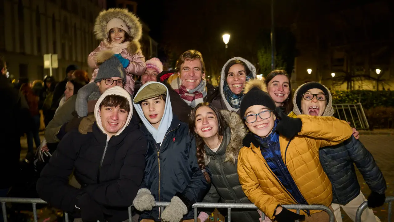 Pamplona recibe a los Reyes Magos durante la Cabalgata 2026. PABLO LASAOSA