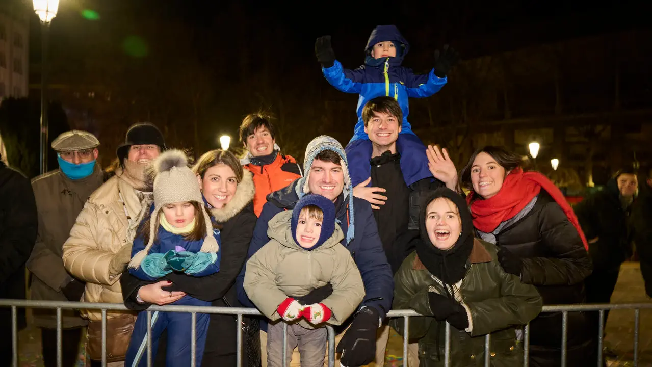 Pamplona recibe a los Reyes Magos durante la Cabalgata 2026. PABLO LASAOSA