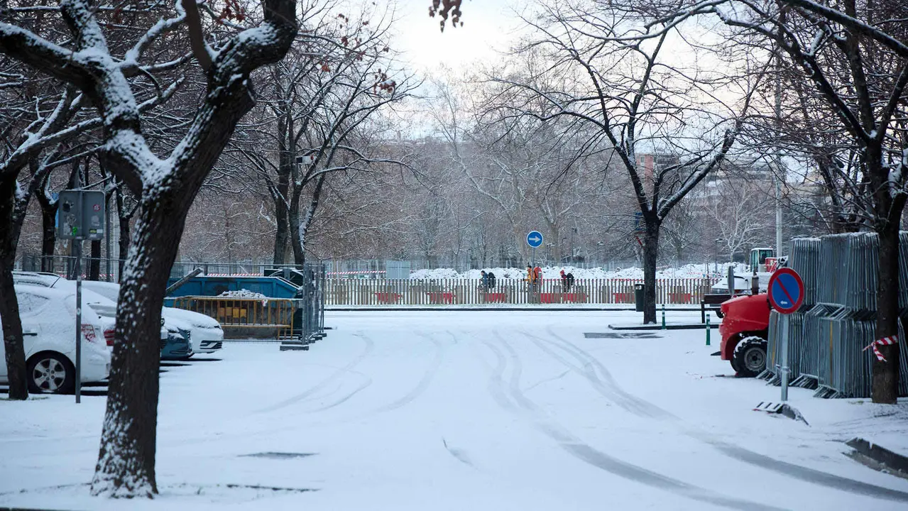 Pamplona amanece cubierta de nieve en la ma&ntilde;ana del d&iacute;a de Reyes por el paso de la borrasca Francis. I&Ntilde;IGO ALZUGARAY