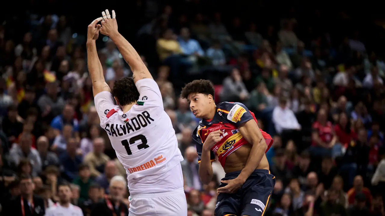 Torneo Internacional de Espa&ntilde;a de Balonmano en el que los Hispanos se han enfrentado a Portugal. PABLO LASAOSA