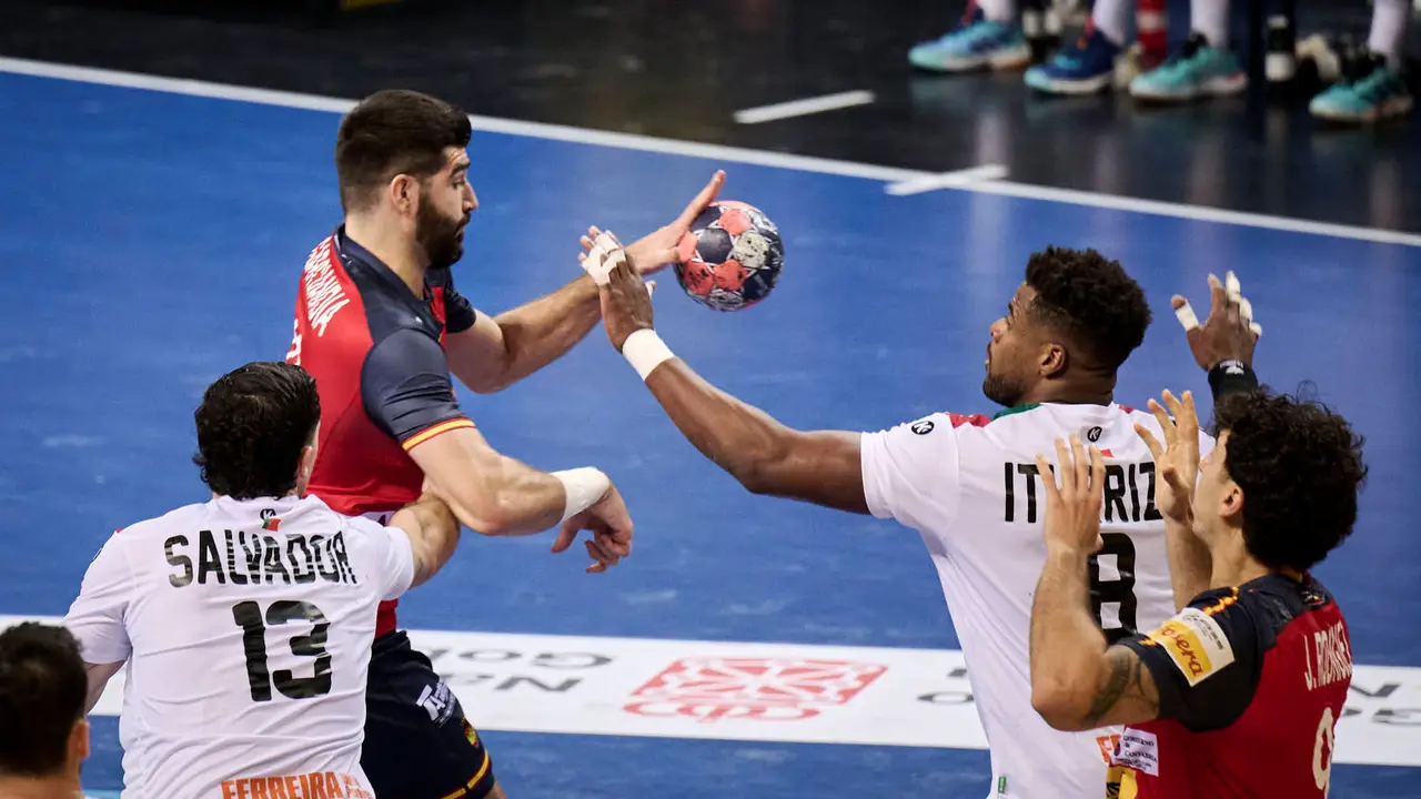 Torneo Internacional de Espa&ntilde;a de Balonmano en el que los Hispanos se han enfrentado a Portugal. PABLO LASAOSA