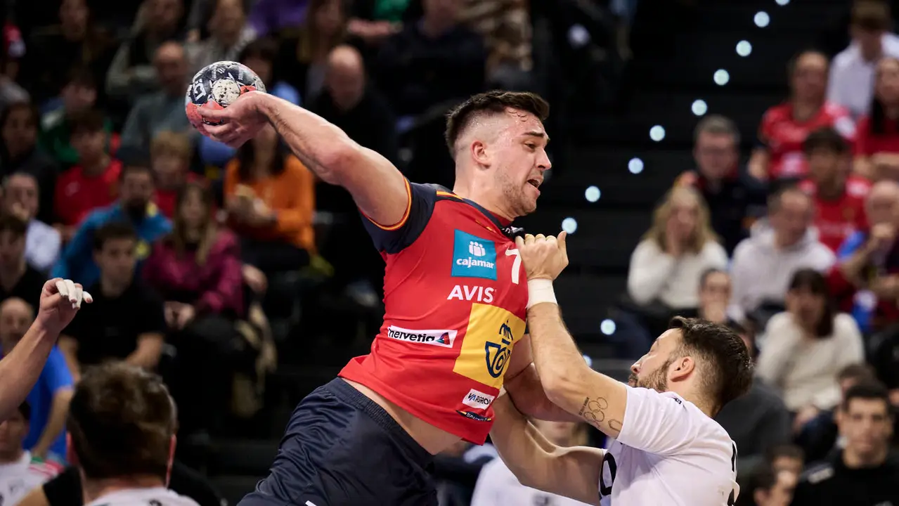 Torneo Internacional de Espa&ntilde;a de Balonmano en el que los Hispanos se han enfrentado a Portugal. PABLO LASAOSA