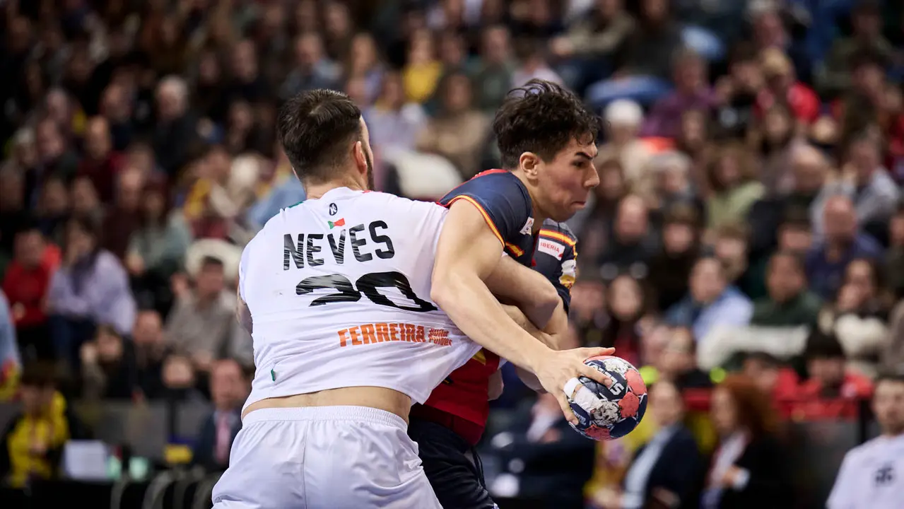 Torneo Internacional de Espa&ntilde;a de Balonmano en el que los Hispanos se han enfrentado a Portugal. PABLO LASAOSA