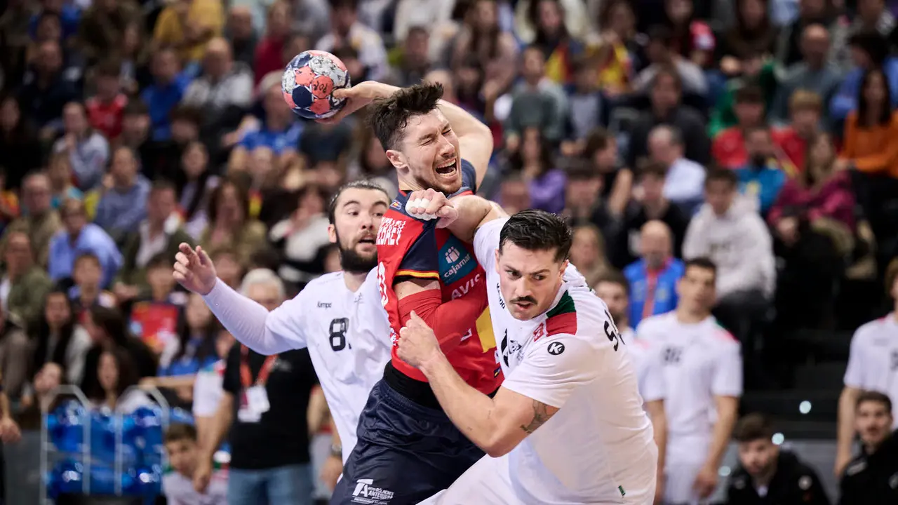 Torneo Internacional de Espa&ntilde;a de Balonmano en el que los Hispanos se han enfrentado a Portugal. PABLO LASAOSA
