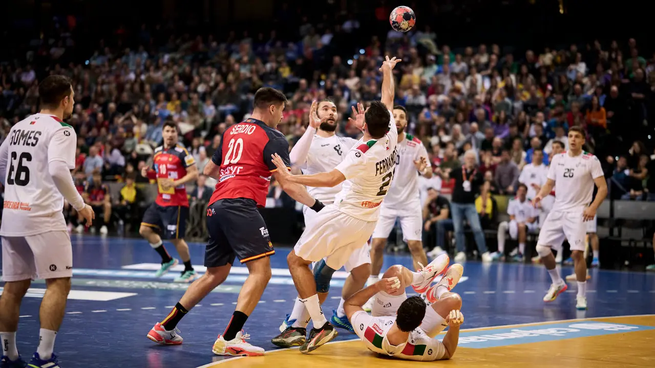 Torneo Internacional de Espa&ntilde;a de Balonmano en el que los Hispanos se han enfrentado a Portugal. PABLO LASAOSA