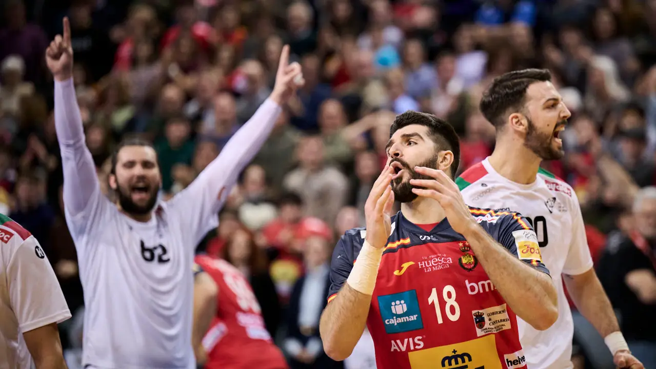 Torneo Internacional de Espa&ntilde;a de Balonmano en el que los Hispanos se han enfrentado a Portugal. PABLO LASAOSA