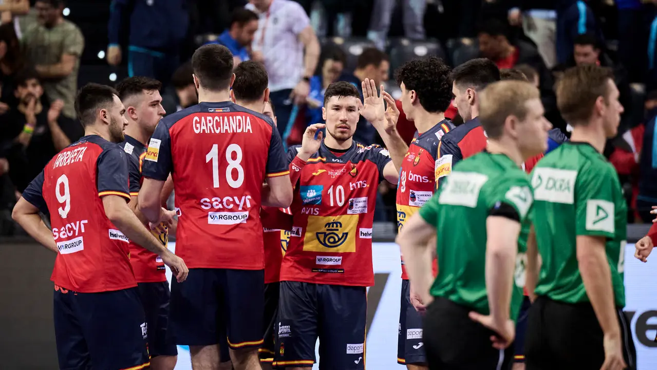 Torneo Internacional de Espa&ntilde;a de Balonmano en el que los Hispanos se han enfrentado a Portugal. PABLO LASAOSA