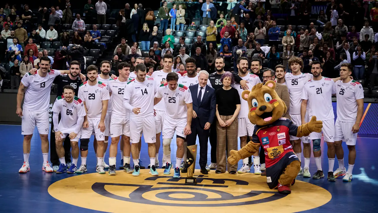 Torneo Internacional de Espa&ntilde;a de Balonmano en el que los Hispanos se han enfrentado a Portugal. PABLO LASAOSA
