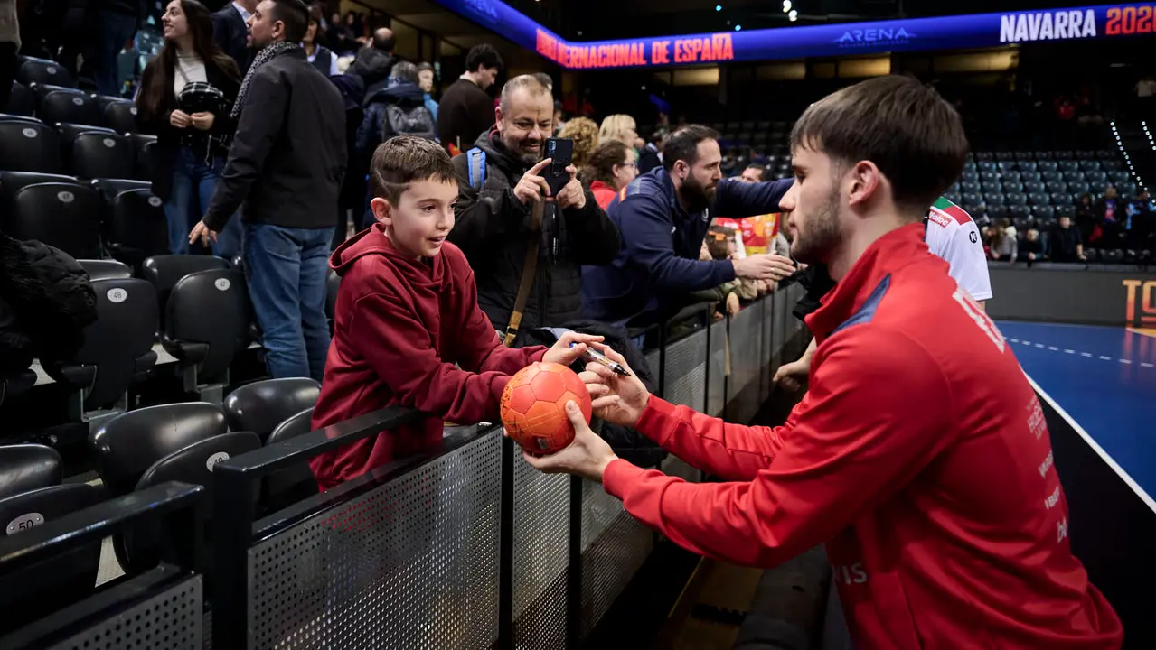Torneo Internacional de Espa&ntilde;a de Balonmano en el que los Hispanos se han enfrentado a Portugal. PABLO LASAOSA