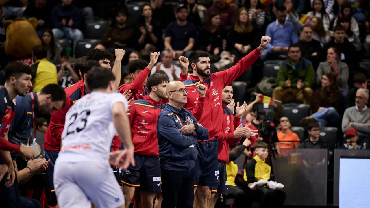 Torneo Internacional de Espa&ntilde;a de Balonmano en el que los Hispanos se han enfrentado a Portugal. PABLO LASAOSA