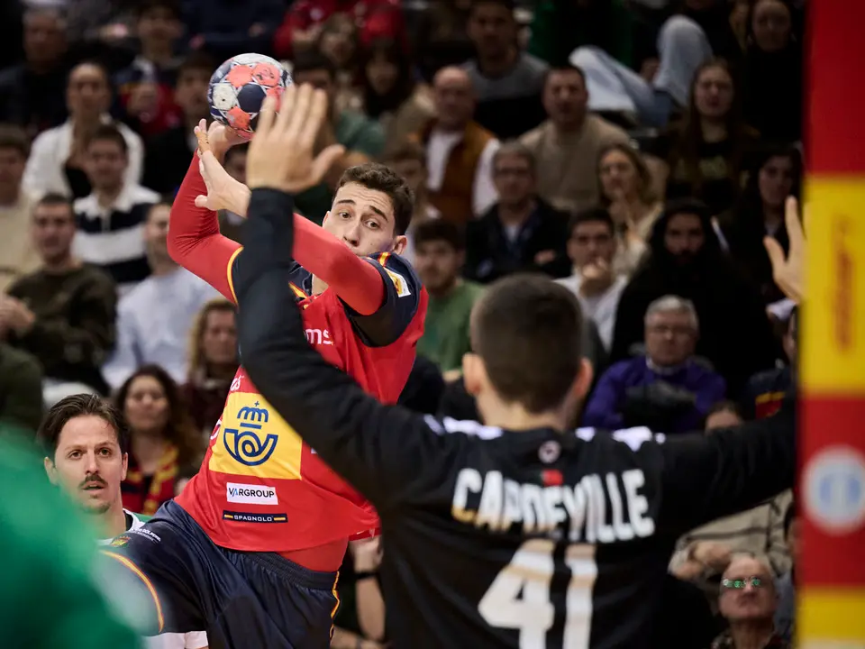 Torneo Internacional de Espa&ntilde;a de Balonmano en el que los Hispanos se han enfrentado a Portugal. PABLO LASAOSA