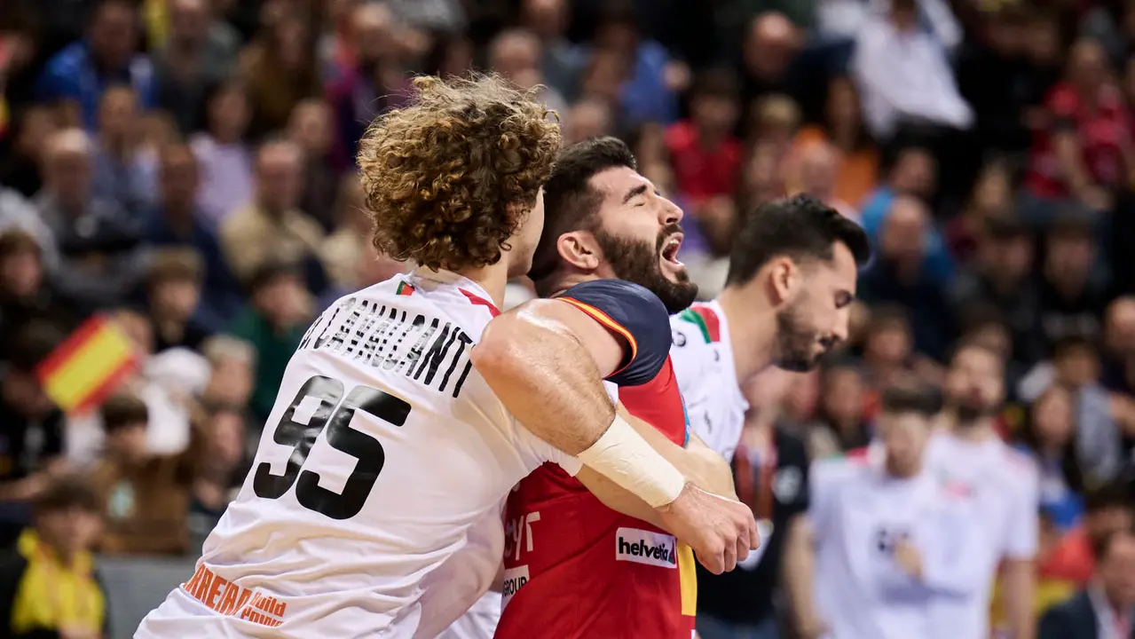 Torneo Internacional de Espa&ntilde;a de Balonmano en el que los Hispanos se han enfrentado a Portugal. PABLO LASAOSA
