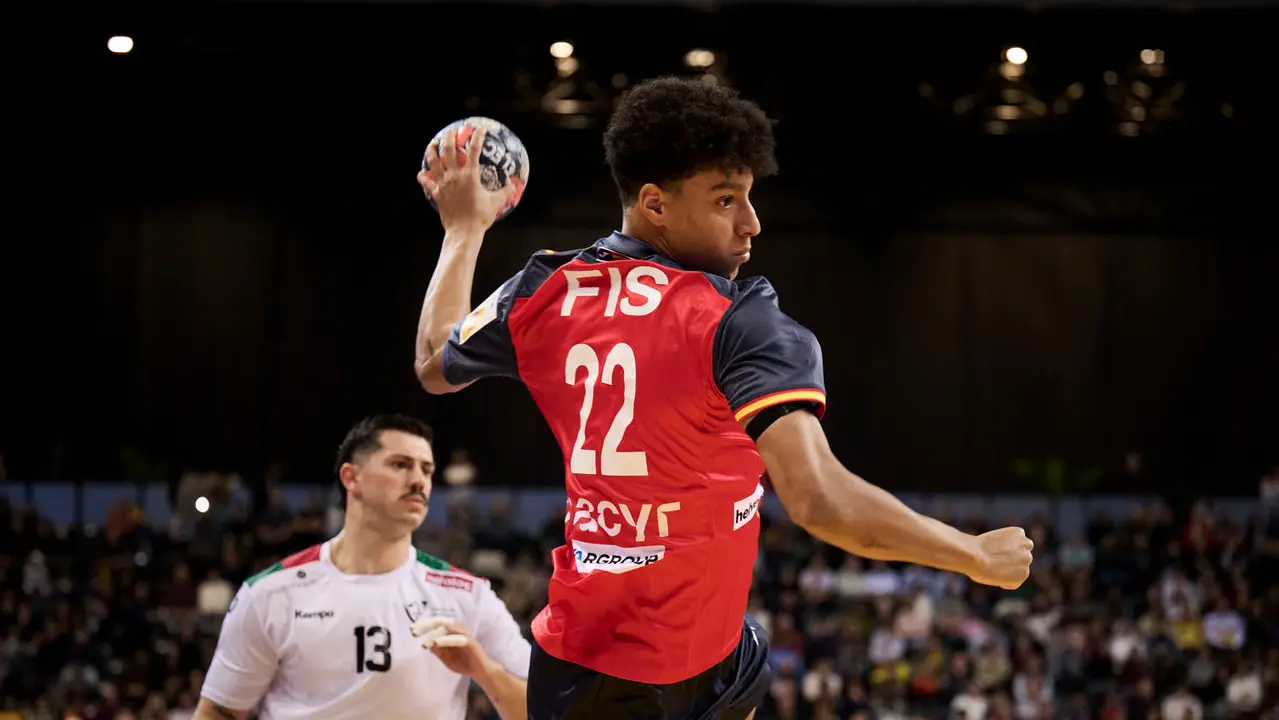 Torneo Internacional de Espa&ntilde;a de Balonmano en el que los Hispanos se han enfrentado a Portugal. PABLO LASAOSA