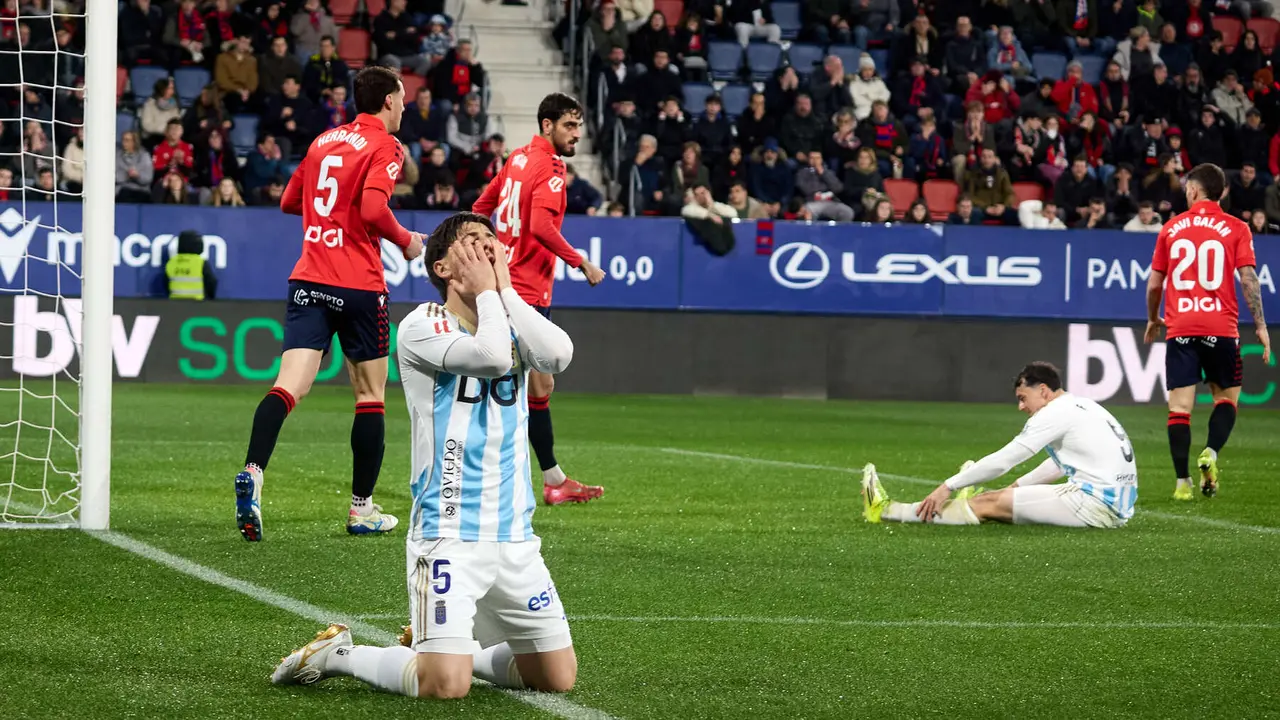 Partido de La Liga EA Sports entre CA Osasuna y Real Oviedo disputado en el estadio de El Sadar en Pamplona. I&Ntilde;IGO ALZUGARAY