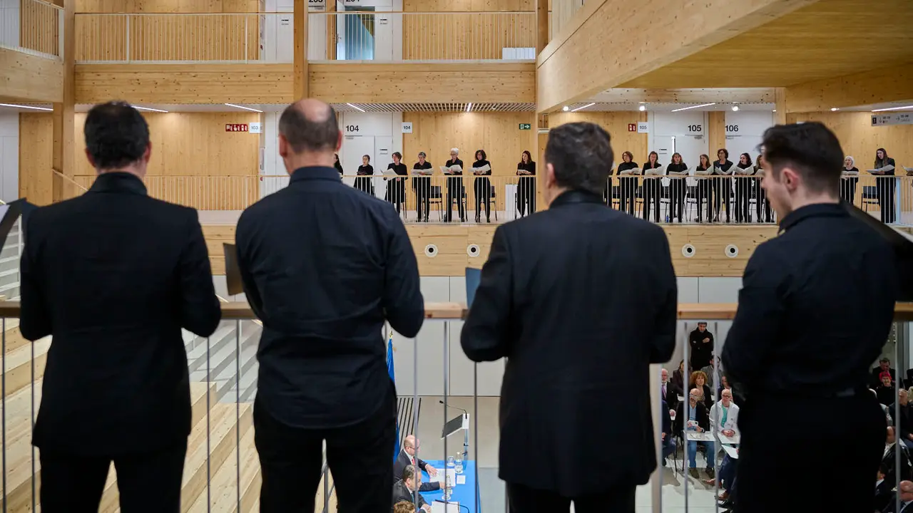 Inauguraci&oacute;n del nuevo edificio de la Facultad de Ciencias de la Salud de la UPNA. PABLO LASAOSA