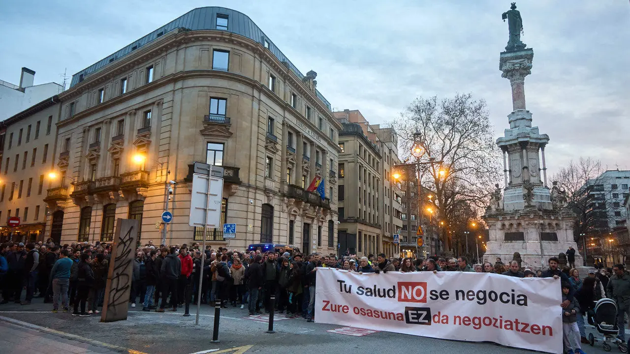 Manifestaci&oacute;n convocada por UAGN y EHNE Nafarroa en defensa del sector primario y en contra del acuerdo entre la UE y Mercosur. I&Ntilde;IGO ALZUGARAY