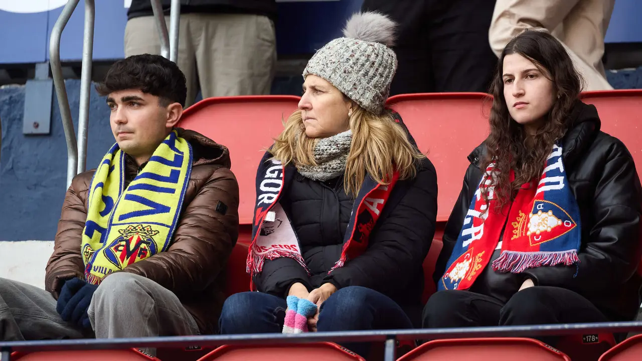 Partido de La Liga EA Sports entre CA Osasuna y Villarreal CF disputado en el estadio de El Sadar en Pamplona. I&Ntilde;IGO ALZUGARAY