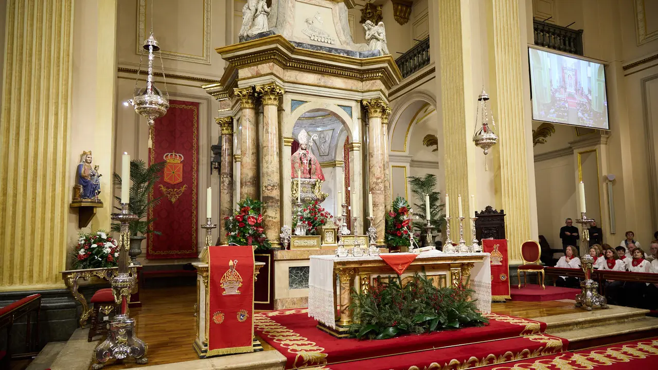 Misa correspondiente al segundo pelda&ntilde;o de la escalera de San Ferm&iacute;n 2026. I&Ntilde;IGO ALZUGARAY