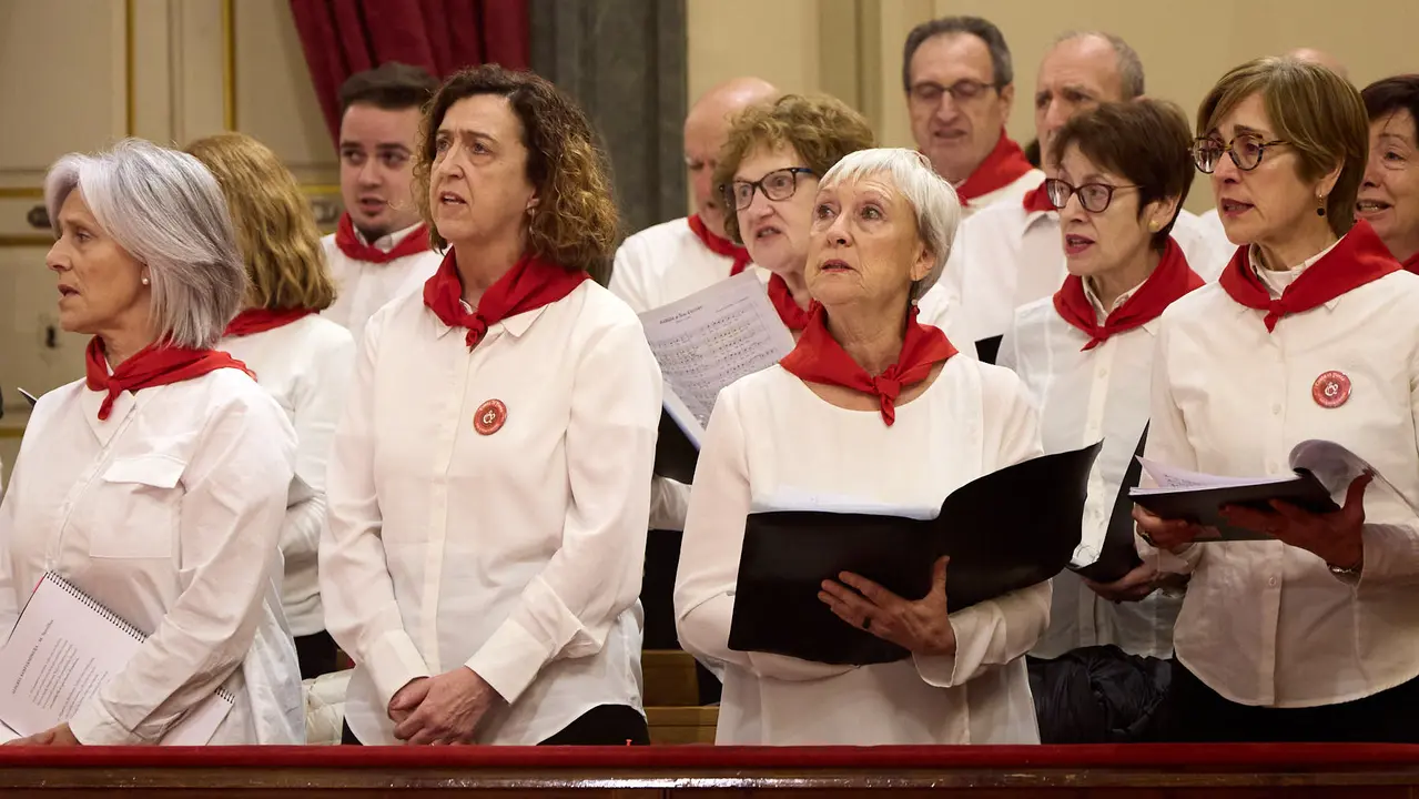 Misa correspondiente al segundo pelda&ntilde;o de la escalera de San Ferm&iacute;n 2026. I&Ntilde;IGO ALZUGARAY