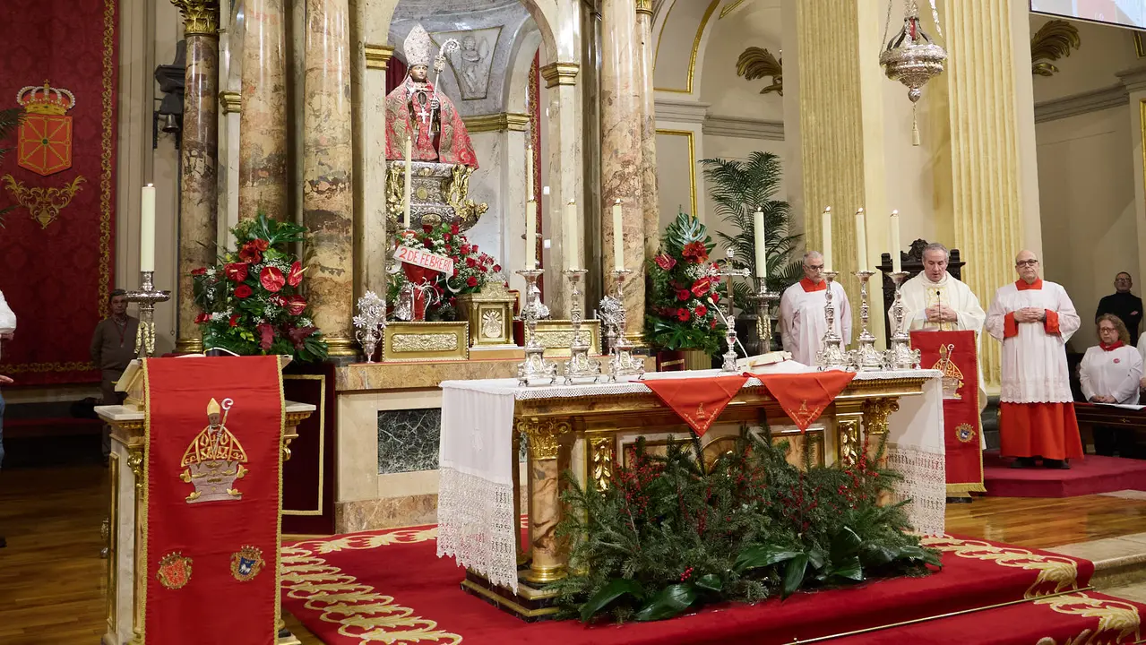 Misa correspondiente al segundo pelda&ntilde;o de la escalera de San Ferm&iacute;n 2026. I&Ntilde;IGO ALZUGARAY