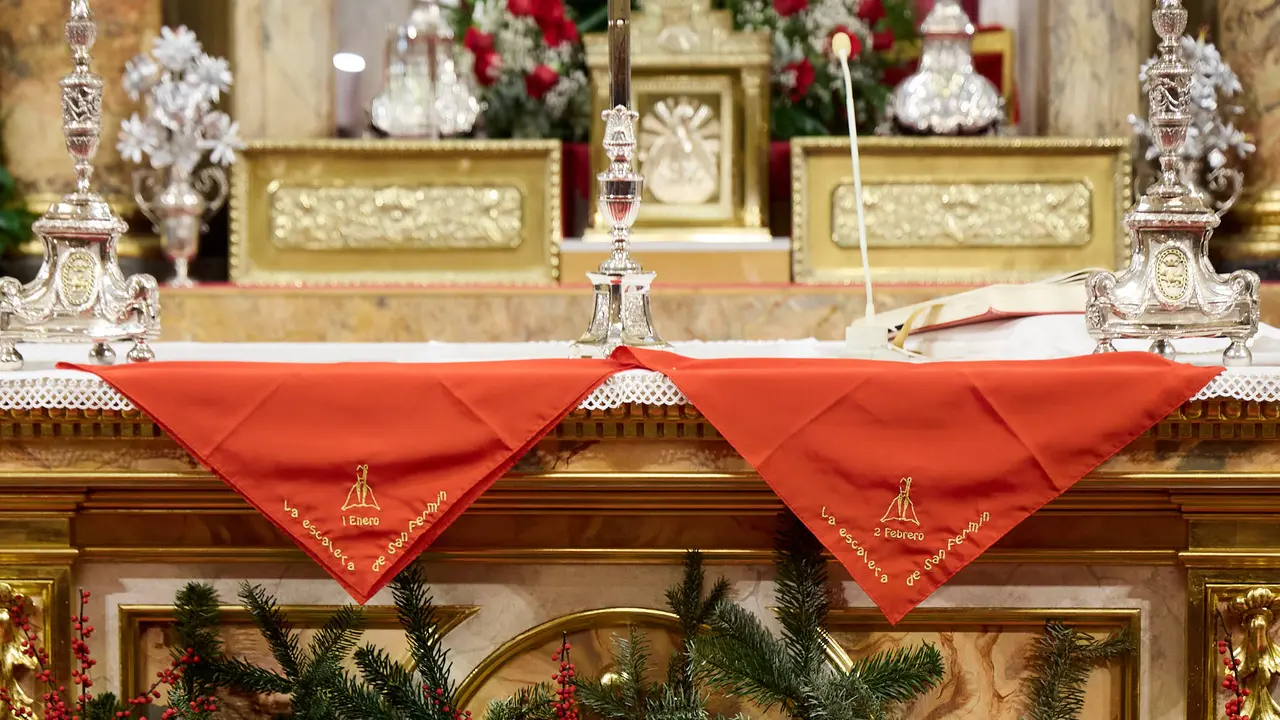 Misa correspondiente al segundo pelda&ntilde;o de la escalera de San Ferm&iacute;n 2026. I&Ntilde;IGO ALZUGARAY