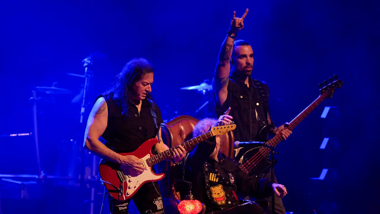 Medina Azahara celebra un concierto en Baluarte durante su gira 2026. PABLO LASAOSA