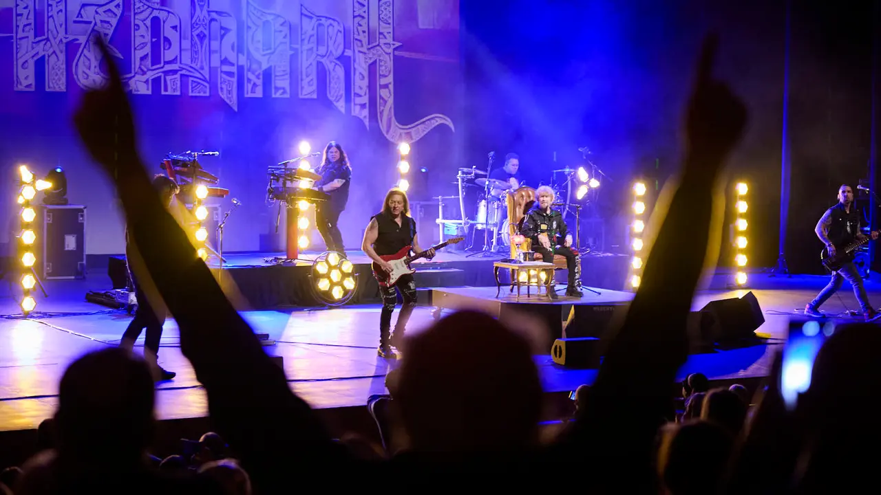 Medina Azahara celebra un concierto en Baluarte durante su gira 2026. PABLO LASAOSA