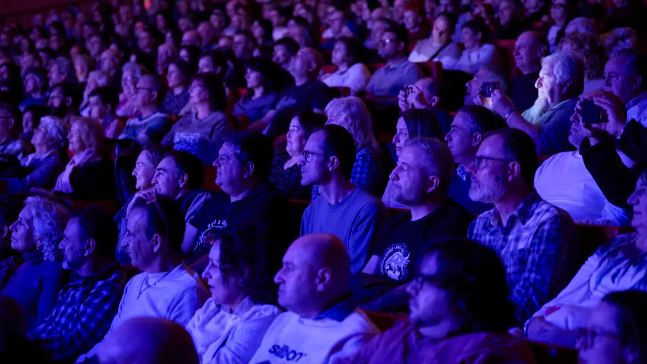 Medina Azahara celebra un concierto en Baluarte durante su gira 2026. PABLO LASAOSA