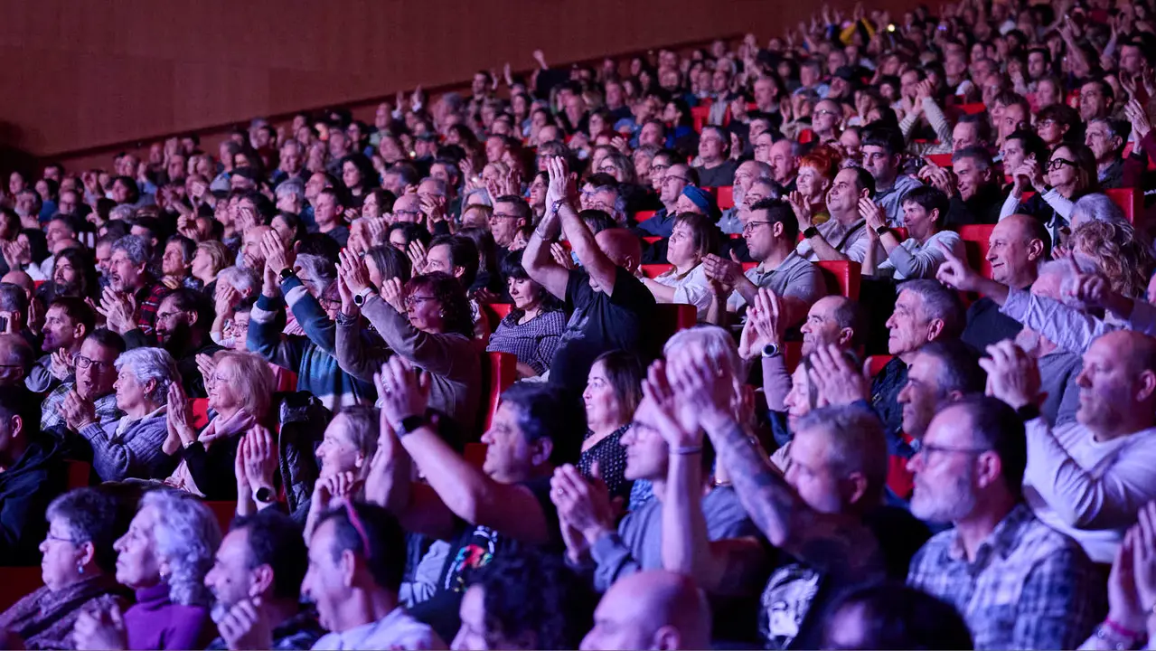 Medina Azahara celebra un concierto en Baluarte durante su gira 2026. PABLO LASAOSA