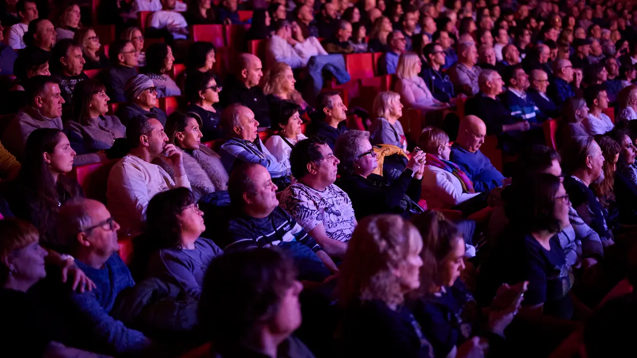 Medina Azahara celebra un concierto en Baluarte durante su gira 2026. PABLO LASAOSA