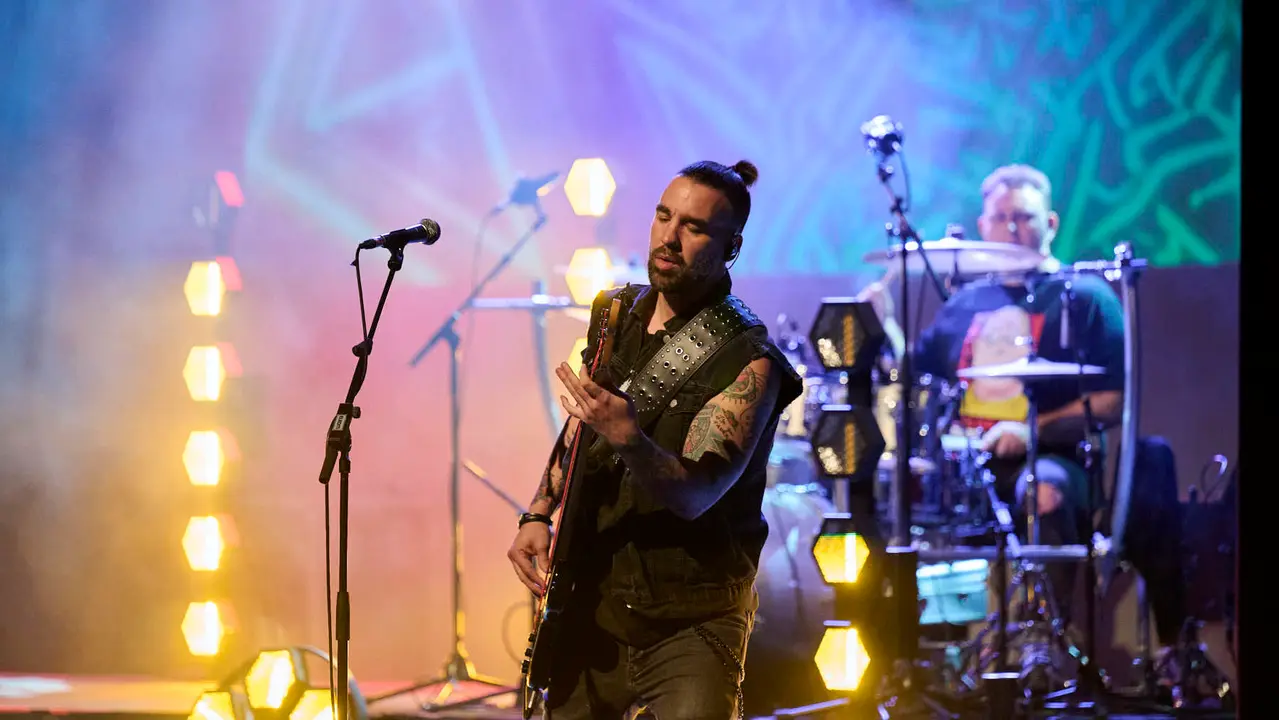 Medina Azahara celebra un concierto en Baluarte durante su gira 2026. PABLO LASAOSA