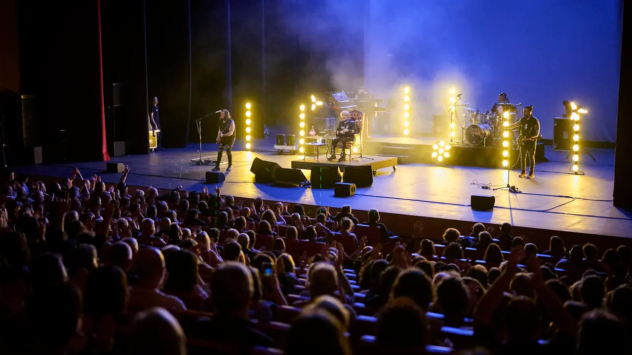 Medina Azahara celebra un concierto en Baluarte durante su gira 2026. PABLO LASAOSA