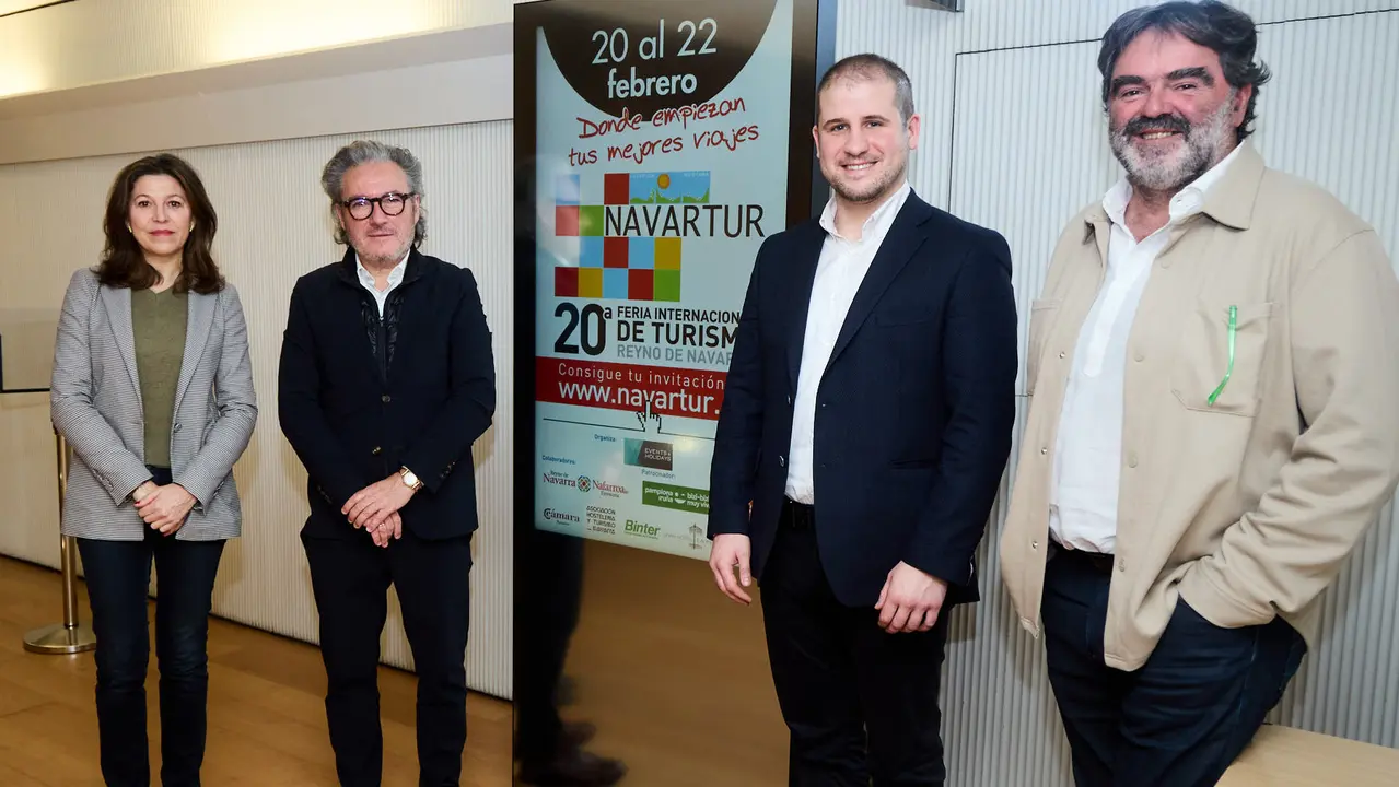 Presentaci&oacute;n de Navartur 2026, la Feria Internacional de Turismo de Navarra que se celebrar&aacute; en Baluarte. I&Ntilde;IGO ALZUGARAY
