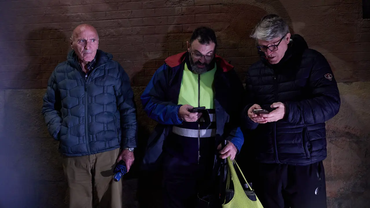 Traslado del paso del Cristo Alzado a la Catedral de Pamplona a cargo de la Hermandad de la Pasi&oacute;n del Se&ntilde;or como motivo del comienzo de la Cuaresma en el Mi&eacute;rcoles de Ceniza de 2026. I&Ntilde;IGO ALZUGARAY