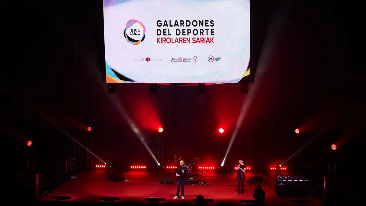 Gala del Deporte 2025, en la que se entregan los galardones a deportistas, equipos y entidades de Navarra m&aacute;s destacados el pasado a&ntilde;o. I&Ntilde;IGO ALZUGARAY