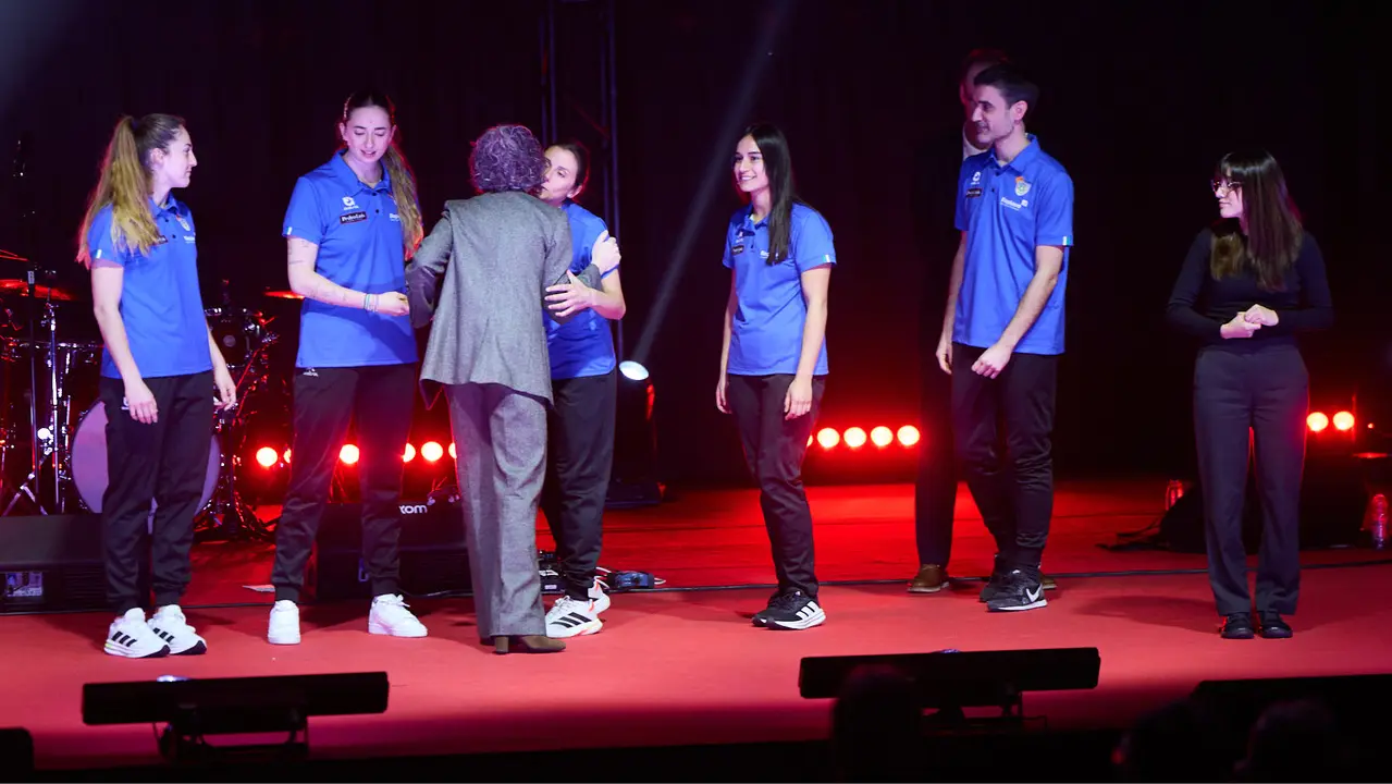 Gala del Deporte 2025, en la que se entregan los galardones a deportistas, equipos y entidades de Navarra m&aacute;s destacados el pasado a&ntilde;o. I&Ntilde;IGO ALZUGARAY