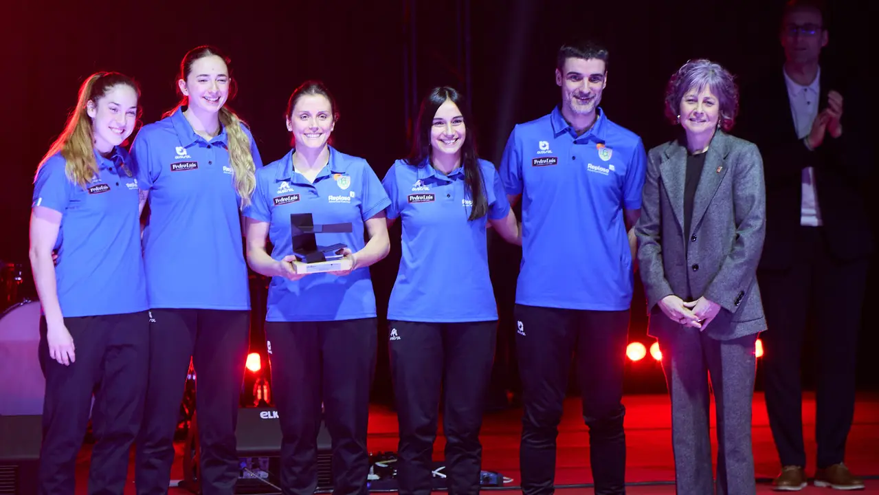 Gala del Deporte 2025, en la que se entregan los galardones a deportistas, equipos y entidades de Navarra m&aacute;s destacados el pasado a&ntilde;o. I&Ntilde;IGO ALZUGARAY