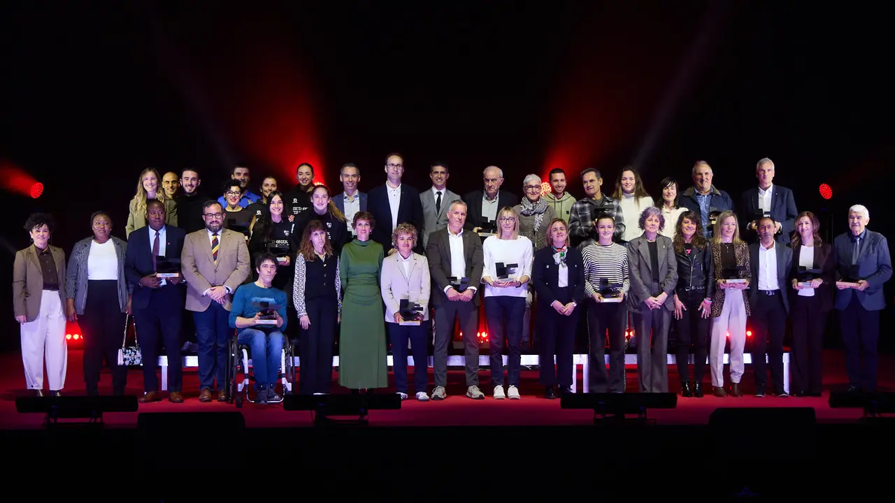 Gala del Deporte 2025, en la que se entregan los galardones a deportistas, equipos y entidades de Navarra m&aacute;s destacados el pasado a&ntilde;o. I&Ntilde;IGO ALZUGARAY
