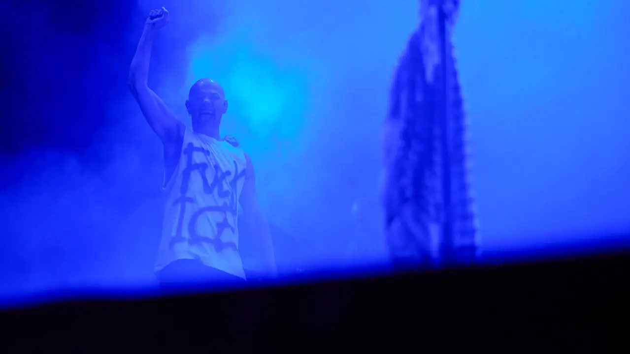 Concierto de Celtas Cortos dentro de su gira "40 a&ntilde;os Contando Cuentos" en el pabell&oacute;n Navarra Arena de Pamplona. I&Ntilde;IGO ALZUGARAY