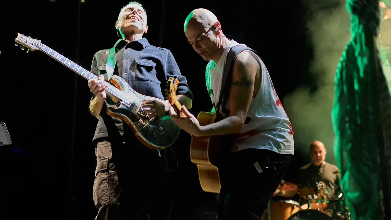 Concierto de Celtas Cortos dentro de su gira "40 a&ntilde;os Contando Cuentos" en el pabell&oacute;n Navarra Arena de Pamplona. I&Ntilde;IGO ALZUGARAY